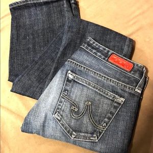 ag "the kiss" slim straight jeans
